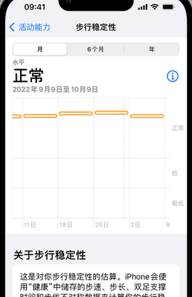 霞山iPhone手机维修如何在iPhone开启'步行稳定性通知'