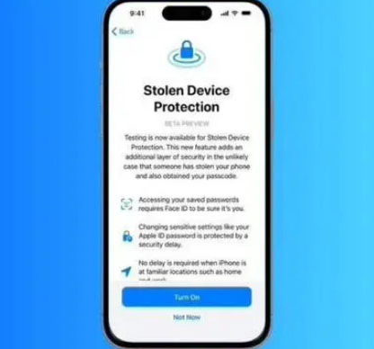 霞山苹果授权维修店分享被盗设备保护功能开启方法 