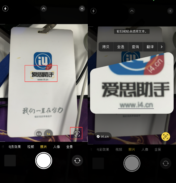 霞山苹果手机维修分享升级iOS 16后如何通过相机翻译文本 