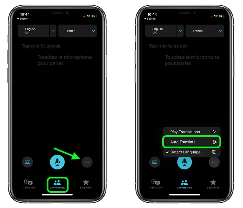 霞山苹果手机维修分享iOS 15 “翻译” App 新改进 